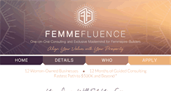 Desktop Screenshot of femmefluence.com